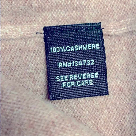 Knyt & Lynk 100% Cashmere V-Neck Sweater - Picture 6 of 9